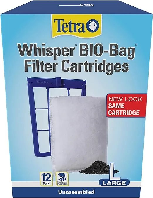 Tetra Whisper Bio-Bag Filter Cartridges for Aquariums - Unassembled