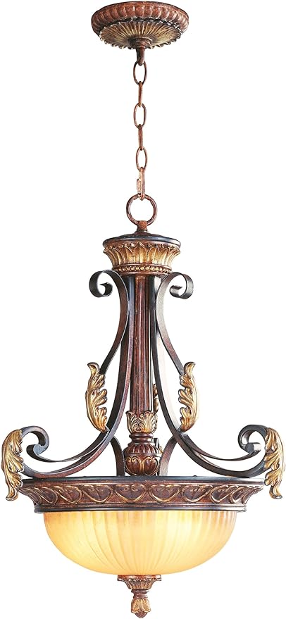 Livex Lighting 8567-63 Villa Verona Inverted Pendant