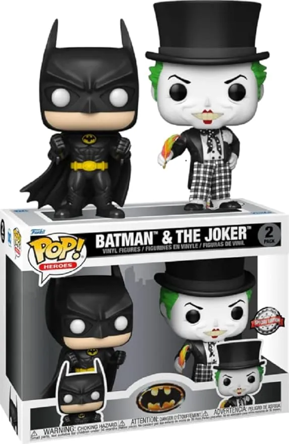 Funko Batman and The Joker Pop! Vinyl Figures - GameStop Exclusive
