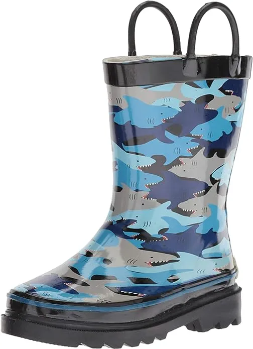 Western Chief Unisex-Child Waterproof Printed Rain Boot