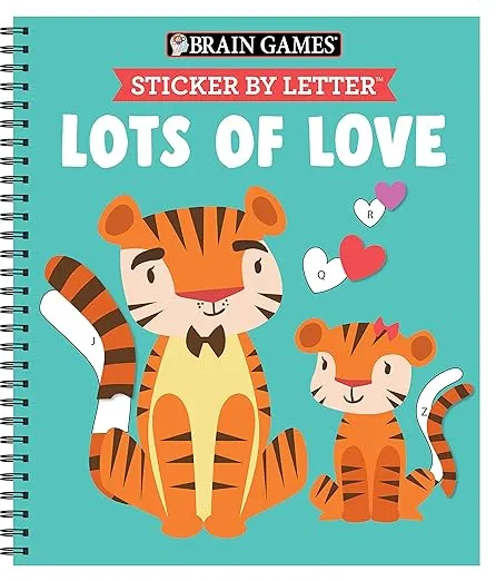 Brain Games - Sticker by Letter: Lots of Love