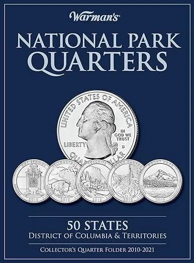 National Park Quarters: 50 States + District of Columbia & Territories: Collector's Quarters Folder 2010 -2021 (Warman's Collector Coin Folders)