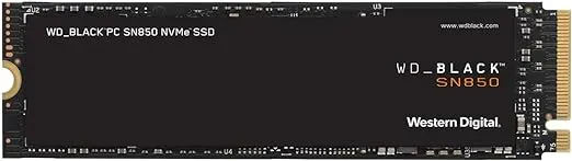 WD_BLACK 500GB SN850 NVMe Internal Gaming SSD Solid State Drive - Gen4 PCIe, M.2 2280, 3D NAND, Up to 7,000 MB/s - WDS500G1X0E