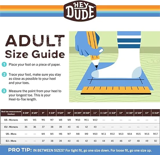 Hey Dude Men's Wally Sox