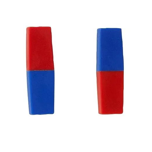 Dowling Magnets - 712 North/South Bar Magnets (3.13 inches Long x 1 inch Wide x .38 inch Thick), Set of 2