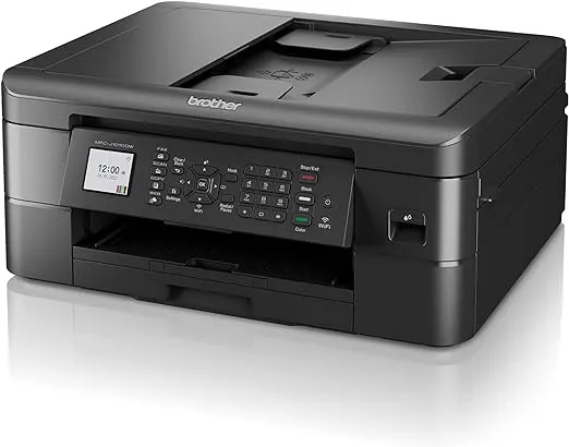 Brother MFC-J1010DW Wireless Color Inkjet All-in-One Printer with Mobile Device and Duplex Printing, Refresh Subscription and Amazon Dash Replenishment Ready (Renewed Premium)