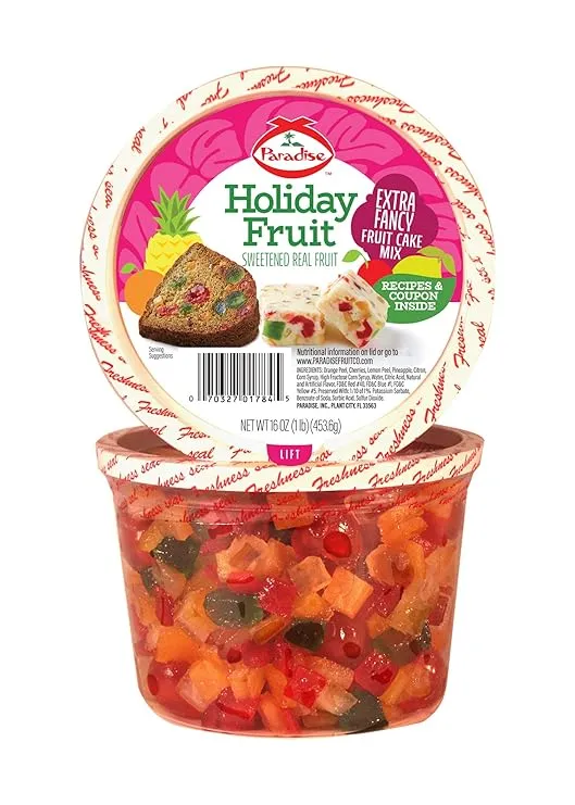 Paradise Fruit Extra Fancy Fruit Cake Mix, 16 Ounce