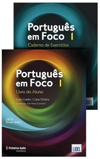 Português em Foco 1 - Livro do Aluno e Caderno de Exercícios Níveis A1/A2 (Portuguese Edition)