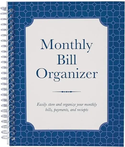 Monthly Bill Organizer, One Size Fits All