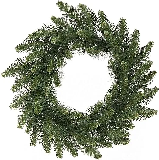 Vickerman 16" Camdon Fir Artificial Christmas Wreath - Unlit - Pack of 2 - Faux Holiday Wreath - Indoor Seasonal Home Decor - Reliable and Durable - Realistic Looking Wreath