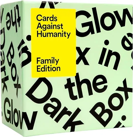 Cards Against Humanity Family Edition: Glow in The Dark Box • 300-Card Expansion