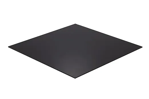Falken Design BK2025-3-8/2436 Acrylic Black Sheet, 24" Width, 36" Length, 3/8" Thick