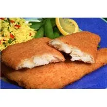 New Wave Kaptains Ketch Breaded Flounder Fillet, 4 to 5 Ounce - 18 per case.