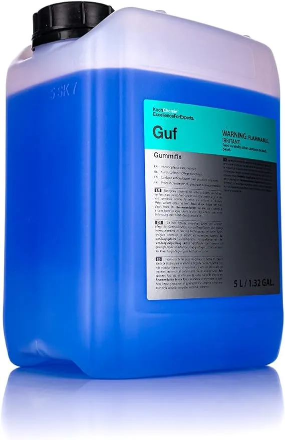 Koch-Chemie - Gummifix - Rubber and Plastic Interior Cleaner, Slip Resistant, Non Greasy (5 Liter)