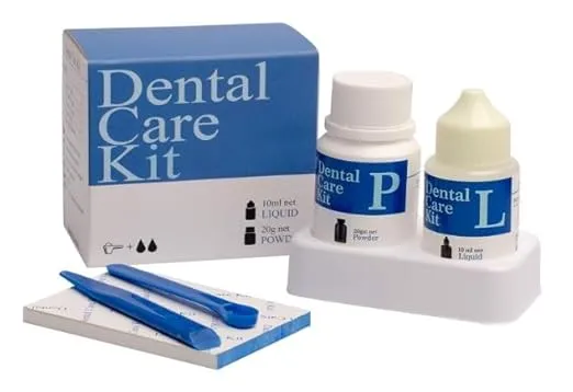Zinc Oxide Eugenol Cement Dental Care Kit for Crowns & Bridges Filling