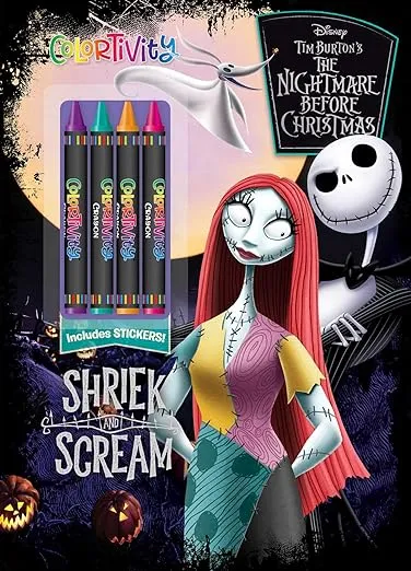 Disney Tim Burton's The Nightmare Before Christmas: With Big Crayons!