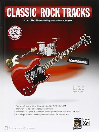 Rock Guitar Tracks: The Ultimate Backing Track Collection for Guitar, Book & MP3 CD