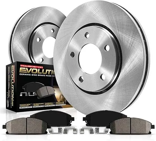 Power Stop KOE4627 Autospecialty Rear Replacement Brake Kit-OE Brake Rotors & Ceramic Brake Pads