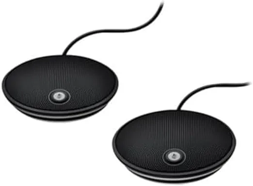 Logitech Group Expansion Microphones for Video & Audio Conferencing , Black