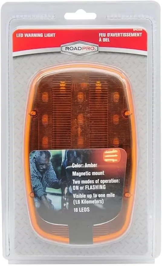 RoadPro RP6350A Led Magnetic Warning Light Amber