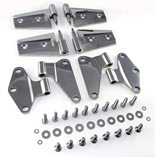Rugged Ridge | Door Hinge Kit, Stainless Steel | 11111.20 | Fits 2007-2018 Jeep Wrangler JK