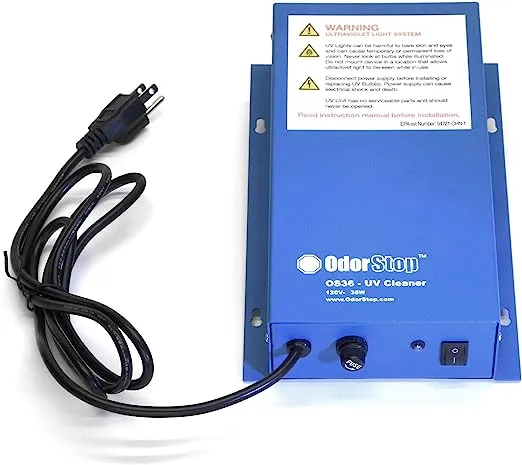 OdorStop OS36-36 36W UV Air Purifier with 16-in Bulbs