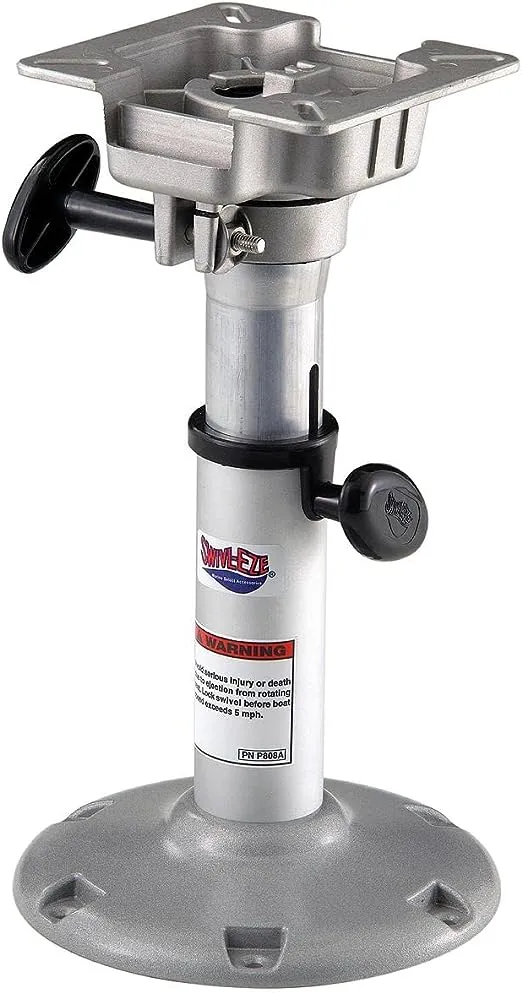 attwood 2385400 Swivl-Eze Adjustable-Height Boat Seat Pedestal 14-Inch to 20-Inch