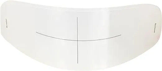 Universal Helmet Shield Anti Fog Film,Clear Visor Lens Insert Fog Resistant 3.7" x 10.7"