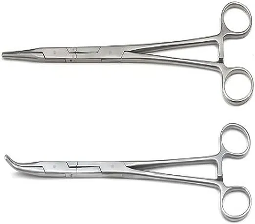 GEARWRENCH 2 Pc. Double-X Straight and 45° Hemostat Plier Set - 82111