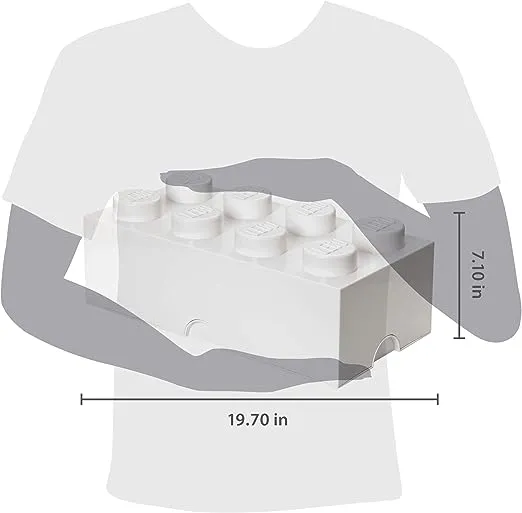 Room Copenhagen 8 LEGO Brick Box, White (40040635)