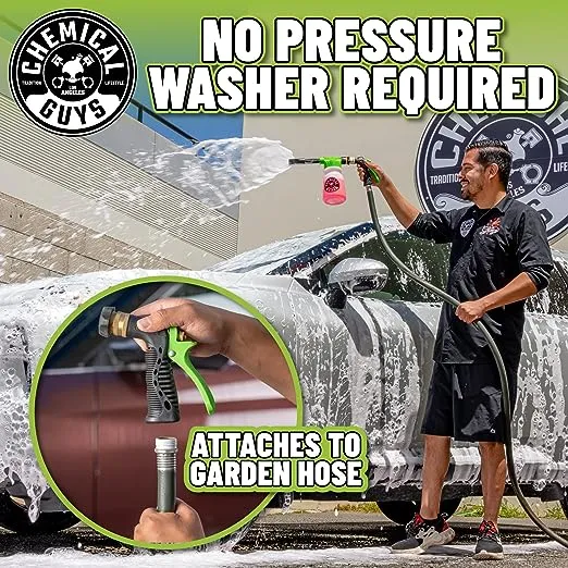 Chemical Guys ACC_326 – TORQ Foam Blaster 6 Foam Wash Gun – The Ultimate Car Wash Foamer that Connects to Any Garden Hose