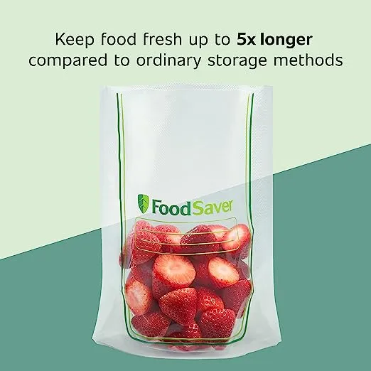 FoodSaver Easy Fill 1-Gallon Vacuum Sealer Bags | Commercial Grade and Reusable | 10 Count