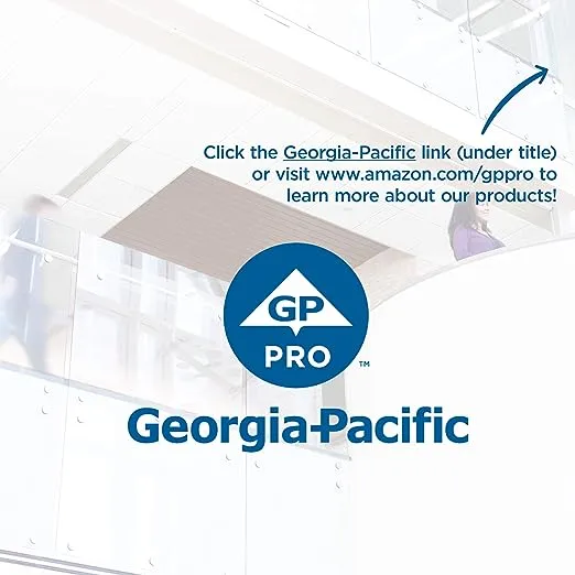 Georgia-Pacific 2212014 Professional Series Premium 1-Ply Multifold Paper Towels by GP PRO (Georgia-Pacific), White, 250 Towels Per Pack, 8 Packs Per Case