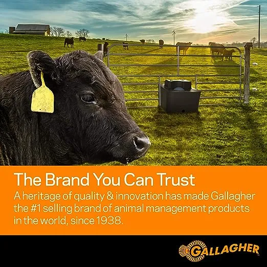 Gallagher Electric Fence Turbo Wire | 9 Mixed Metal Strands for 40x More Conductivity and Extreme Power | Ideal for Long Portable Fences | UV, Rust Resistant | 3/32" Diameter Turbowire | 2625 Foot
