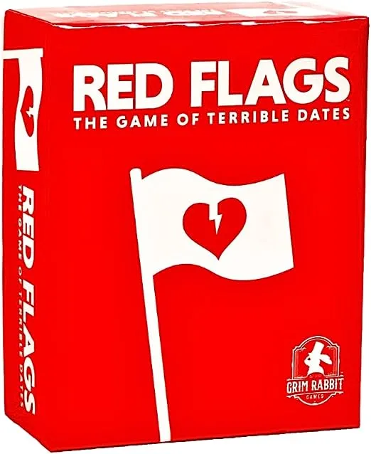 Red Flags: The Game of Terrible Dates | Funny Card Game/Party Game for Adults, 3-10 Players | by Jack Dire, Creator of Superfight