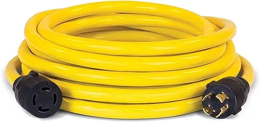 Champion Power Equipment 25-Foot 30-Amp 250-Volt Generator Power Cord for Manual Transfer Switch (L14-30P to L14-30R)
