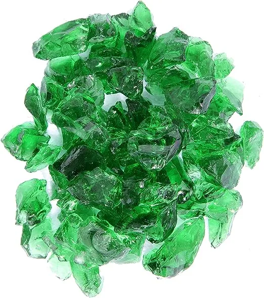 AZ Patio Firepit Recycled Glass, 20 lb, Green