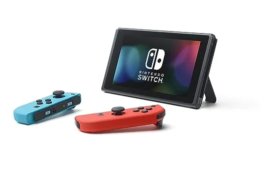 Nintendo Switch with Neon Blue and Neon Red Joy‑Con HAC-001 w/ Mario Kart 8 Deluxe