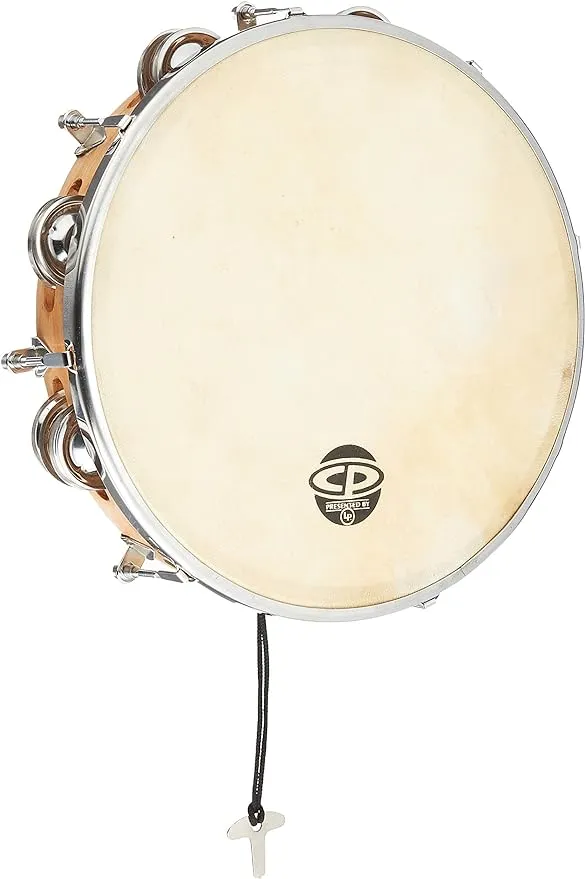 CP391 10" Tunable Tambourine, Wood