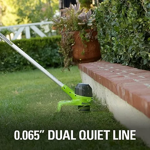 Greenworks 40V 12-Inch Cordless String Trimmer, Battery and Charger Not Included, BST4000