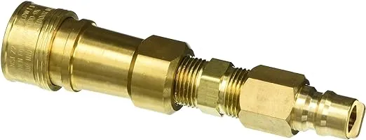 Mr. Heater F276187 Propane/Natural Gas Connector Kit 3/8 Male Pipe Thread x 3/8" Female Pipe Thread,Brass,Regular