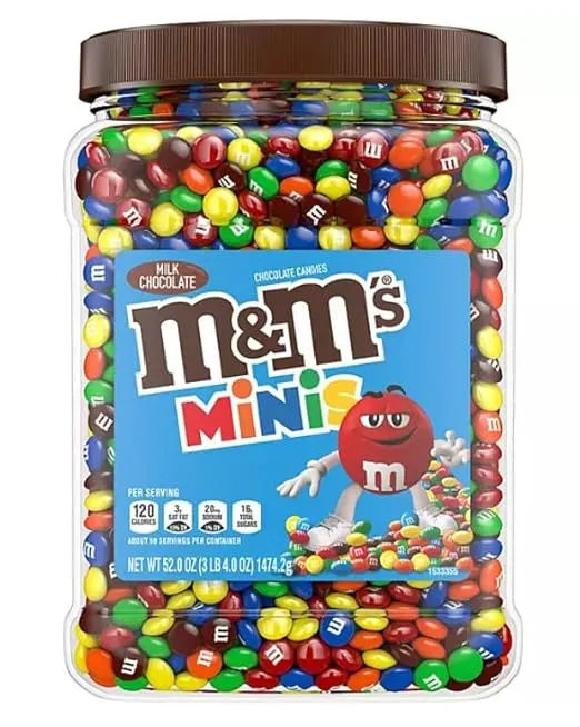 M&M Bulk Chocolate Candy Variety Packs (Bucket)