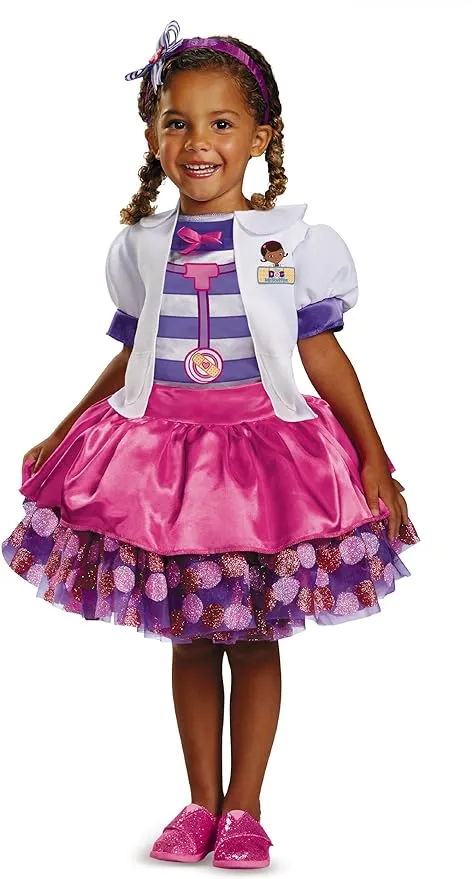 Disguise Disney Doc McStuffins Tutu Deluxe Girls' Costume, L (4-6x)