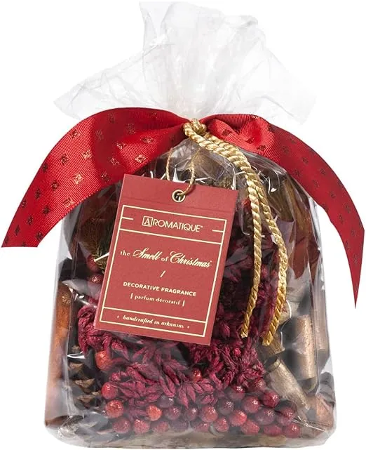 Aromatique The Smell of Christmas Potpourri Bag 14oz - Decorative Home Fragrance, Perfect Winter Decoration Room Air Freshener Sachet Botanicals Catchall Bowl Filler Centerpiece Room Decor Xmas Gifts