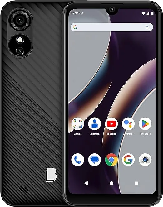 BLU G33 | 2023 | All-Day Battery | Unlocked | 6.26” Display | 16/2GB |US Version | US Warranty | Black