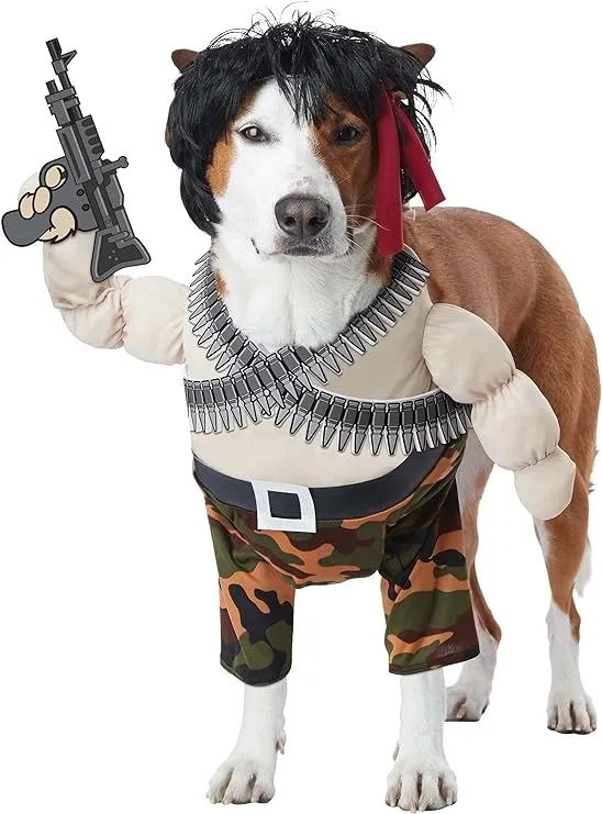 California Costumes Action Hero Pet Costume, Medium