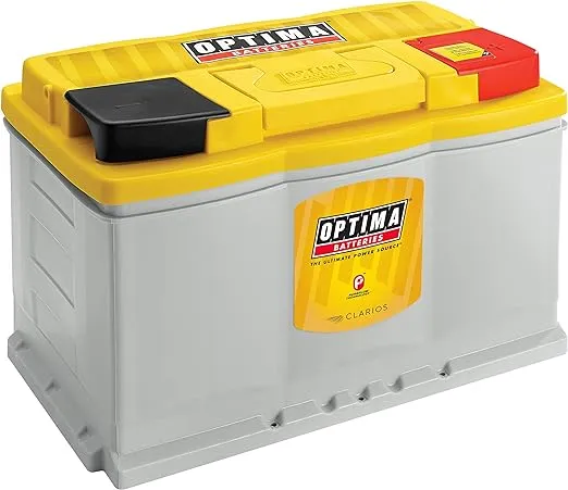 OPTIMA Batteries High Performance DH6 YellowTop Dual Purpose Sealed AGM Car, Truck and SUV Battery, 800 CCA, Maintenance Free, Versitile Mounting, BCI Group Size 48