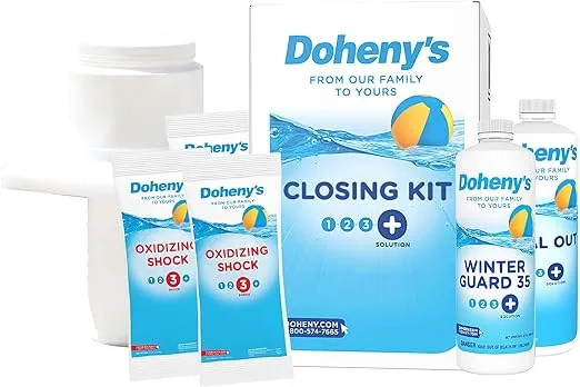 Doheny's Ultimate Pool Closing Kit | Winterizing Chemicals for Above Ground and Inground Swimming Pools | Up to 35,000 Gallons