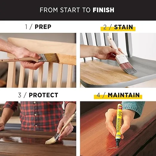 qt Minwax 70012 Dark Walnut Wood Finish Penetrating Oil-Based Wood Stain