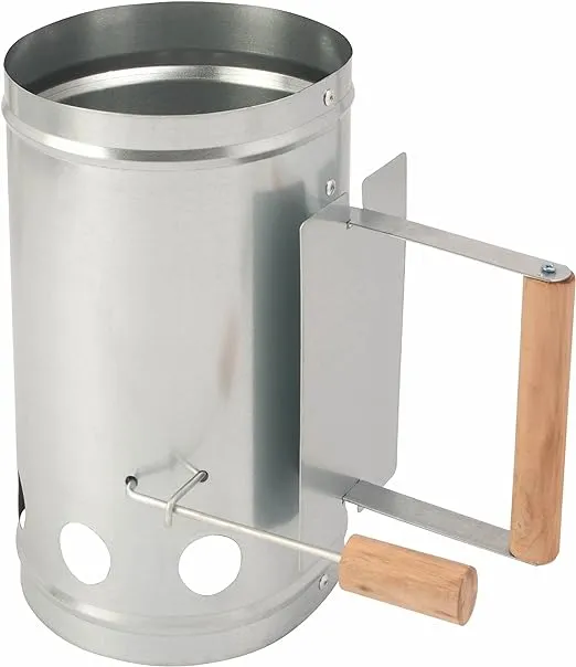 Modern Leisure® Basics Easy-Release Charcoal Starter, Steel, 2 Pack